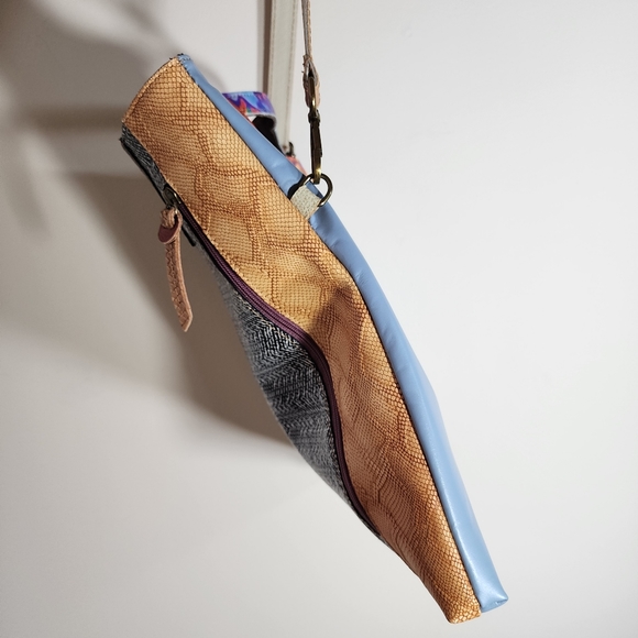 Ebarrito multicolor genuine leather shoulder strap tote handbag - Picture 10 of 12